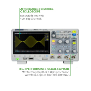 Review Best 4 Channel Oscilloscope up to 100 Mhz