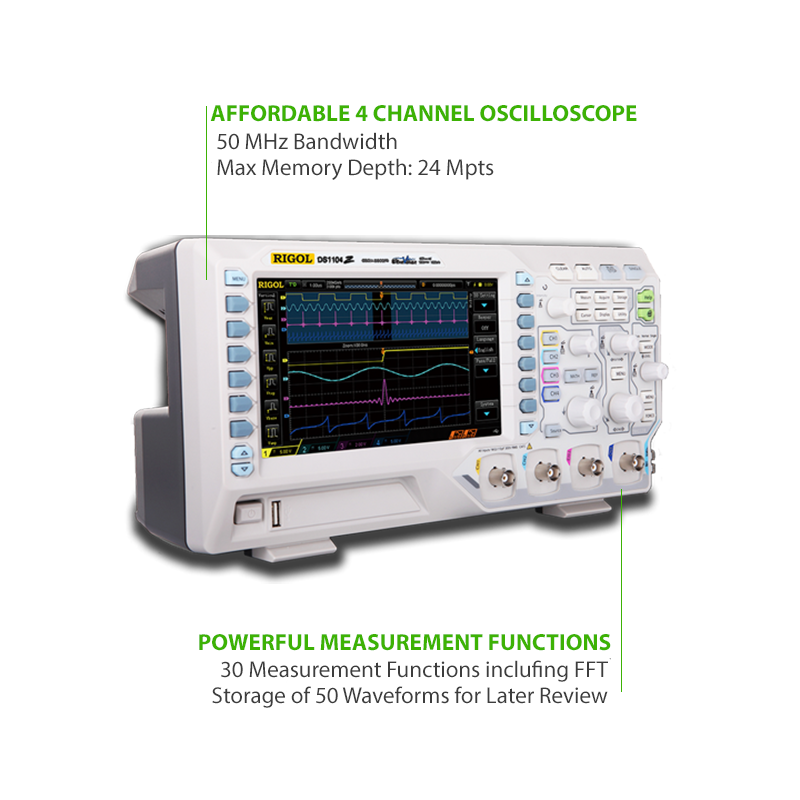 50 MHz Oscilloscope RIGOL Technologies DS1054Z	